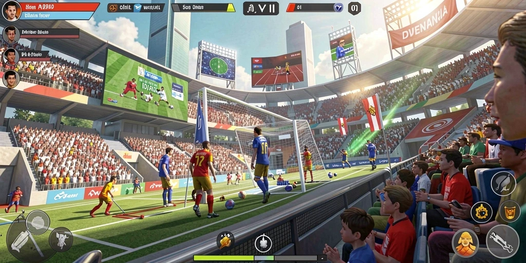 Pemain dapat berinteraksi melalui komunitas dalam game.