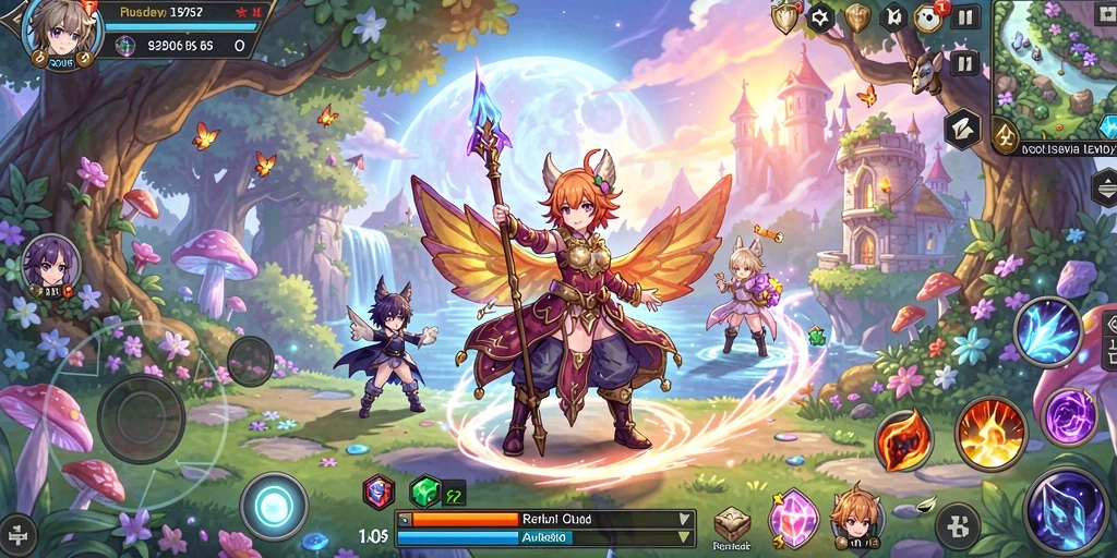Tangkapan layar menunjukkan interaksi antarpemain di mode multiplayer.