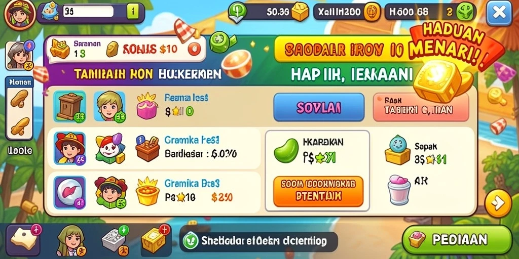 Pengaturan pertempuran yang mendebarkan.