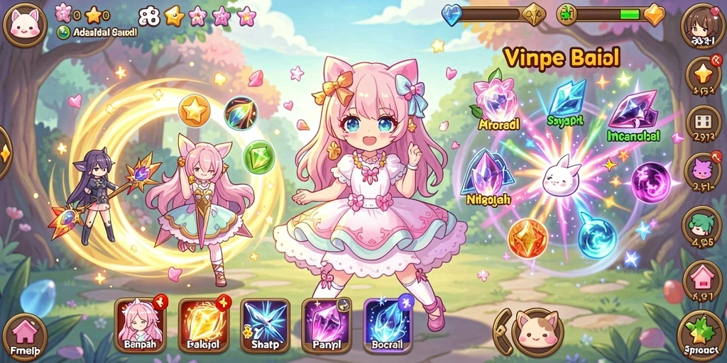 Tangkapan layar memperlihatkan karakter baru dalam game yang memukau.